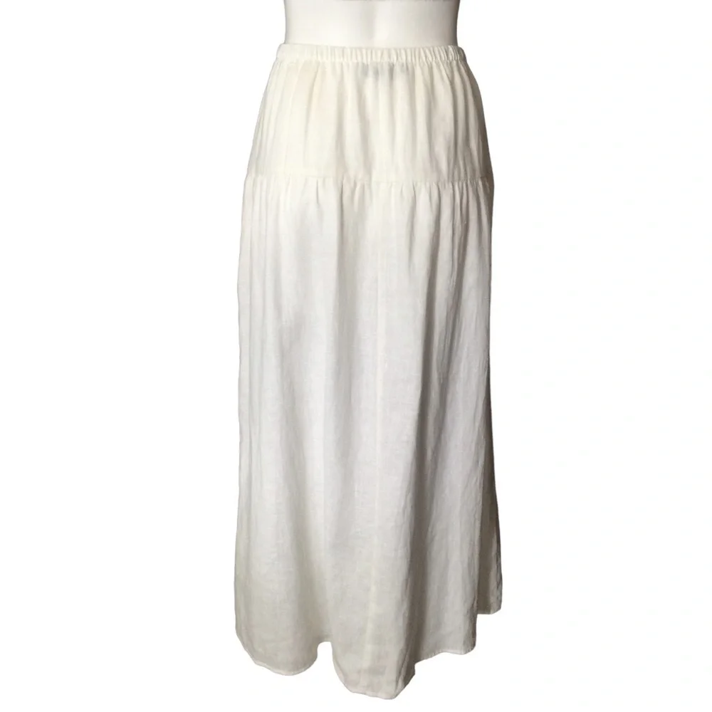Reformation Brontë Two Piece‎ Linen Midi Skirt Set Nwot
